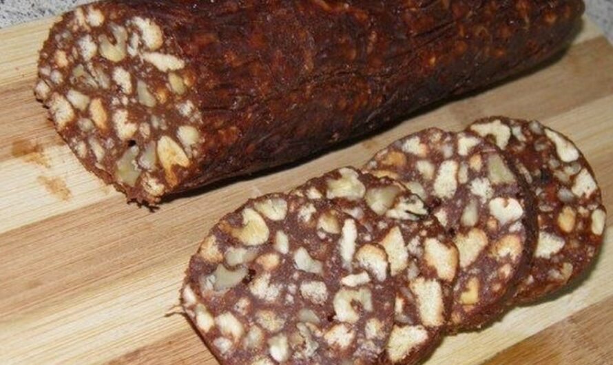 Смачна домашня шоколадна ковбаса. Рецепт за яким готовили ще наші бабусі
