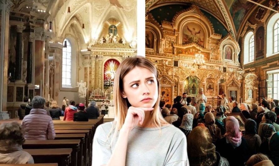 Чому люди у православних храмах стоять, а у католицьких сидять. Головні відмінності