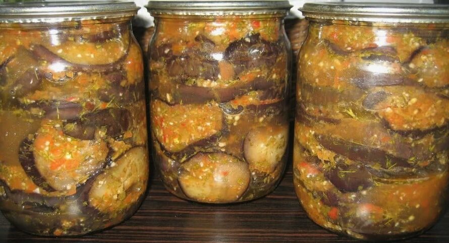 Смажені баклажани у часниковому маринаді. Смачна закуска на зиму